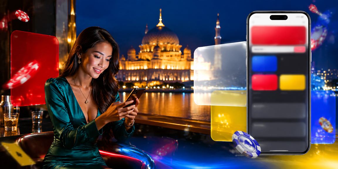 Pengguna sf90 mengakses jackpot kasino mudah alih di Putrajaya pada waktu malam