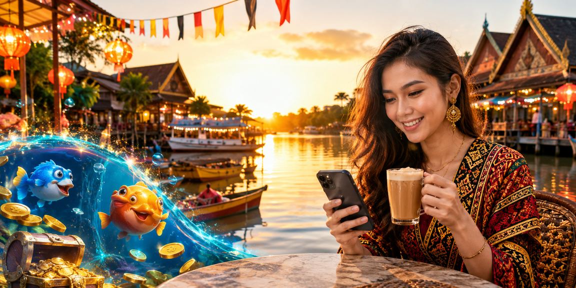 Permainan tembak ikan kasino dalam gaya Melayu tempatan di Sarawak